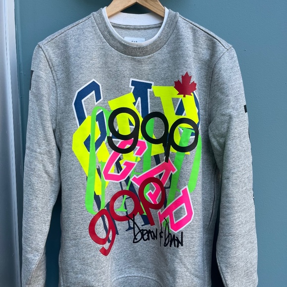 2018 Gap x Squared Grey Sweatshirt - Picture 2 of 11